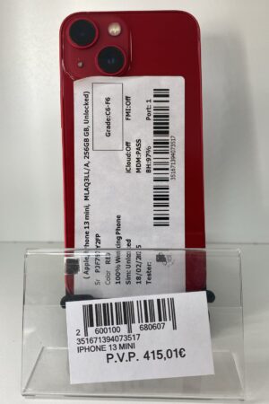 Iphone 13 mini 256GB Rojo