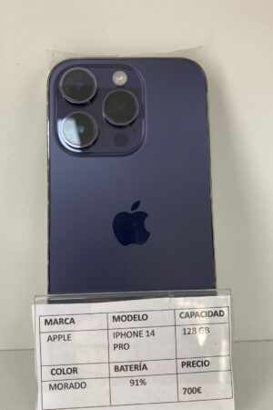 Iphone 14 PRO 128GB Morado
