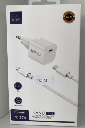 Cargador type-c to IP cable 30W