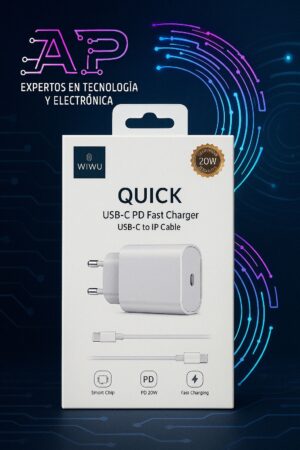 Cargador USB-C to IP Cable 20W